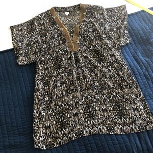 Badgley Mischka cover up or sheer blouse